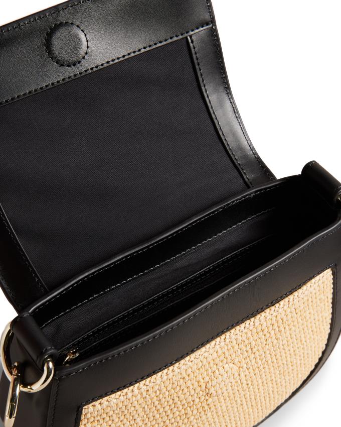 Torba Crossbody Damskie Ted Baker Raffia Satchel Beżowe Polska | PL-BGYJS6834