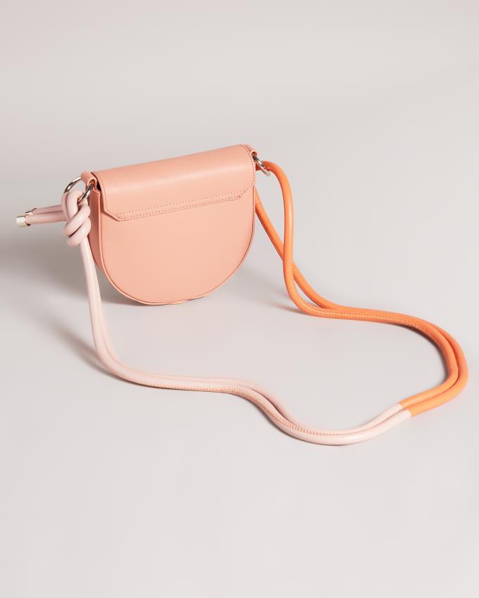 Torba Crossbody Damskie Ted Baker Rope Handle Mini Różowe Polska | PL-HPFOZ4285