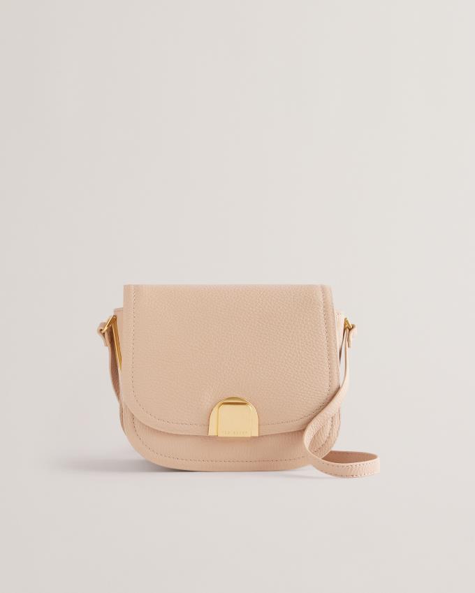 Torba Crossbody Damskie Ted Baker Satchel With Lock Detail Szare Brązowe Polska | PL-JBXHG0298