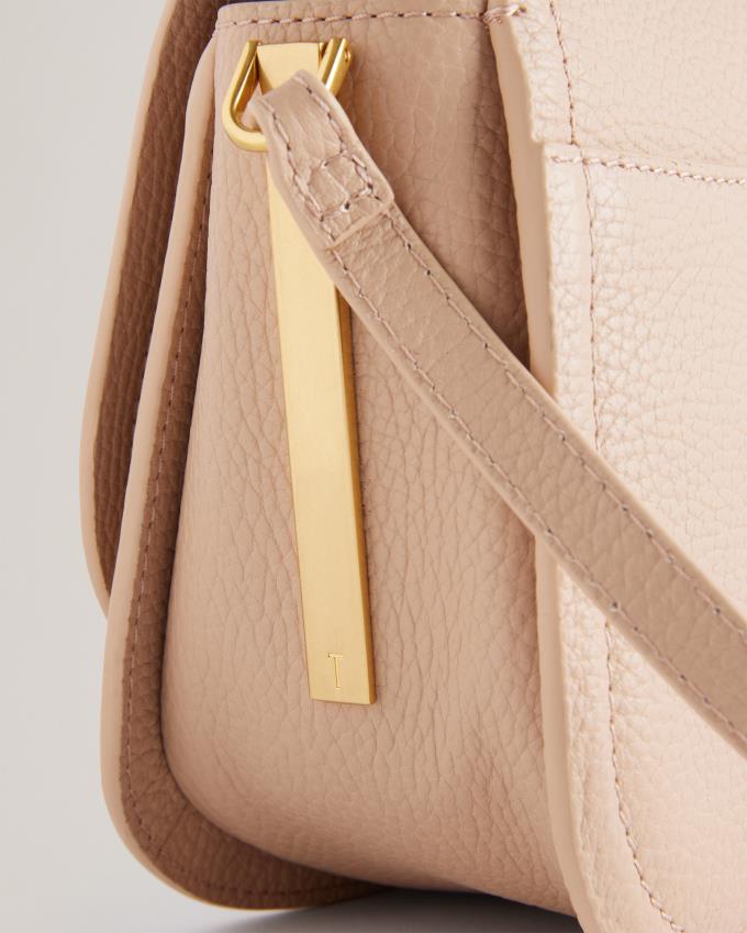 Torba Crossbody Damskie Ted Baker Satchel With Lock Detail Szare Brązowe Polska | PL-SOANP3928