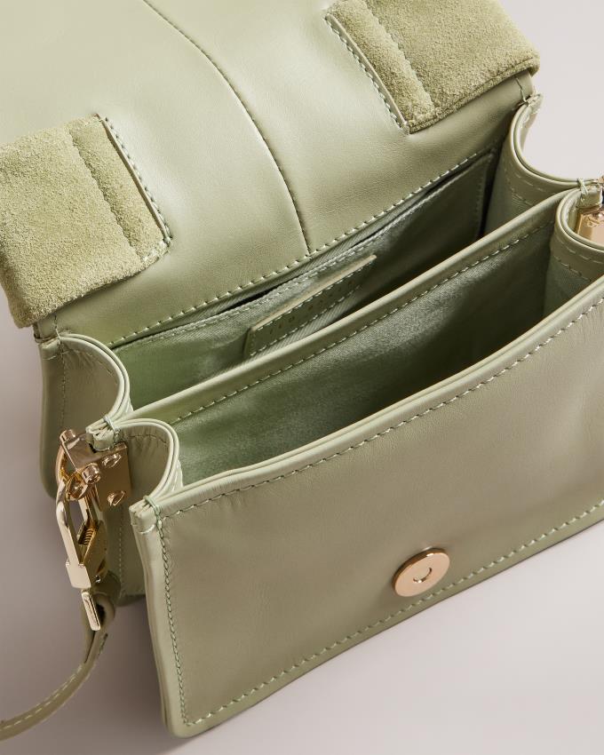 Torba Crossbody Damskie Ted Baker Soft Knot Bow Mini Głęboka Zielone Polska | PL-NFUAH7456