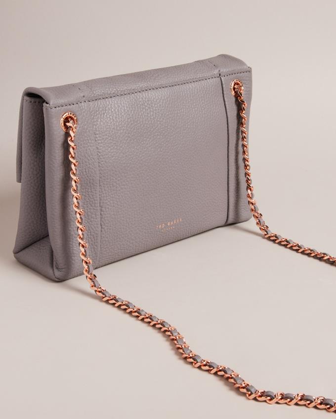 Torba Crossbody Damskie Ted Baker Unlined Soft Leather Szare Polska | PL-QDBGS0716