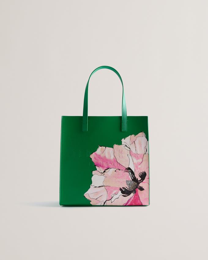 Torebka Damskie Ted Baker Floral Graphic Textured Icon Zielone Polska | PL-LKBNA3985