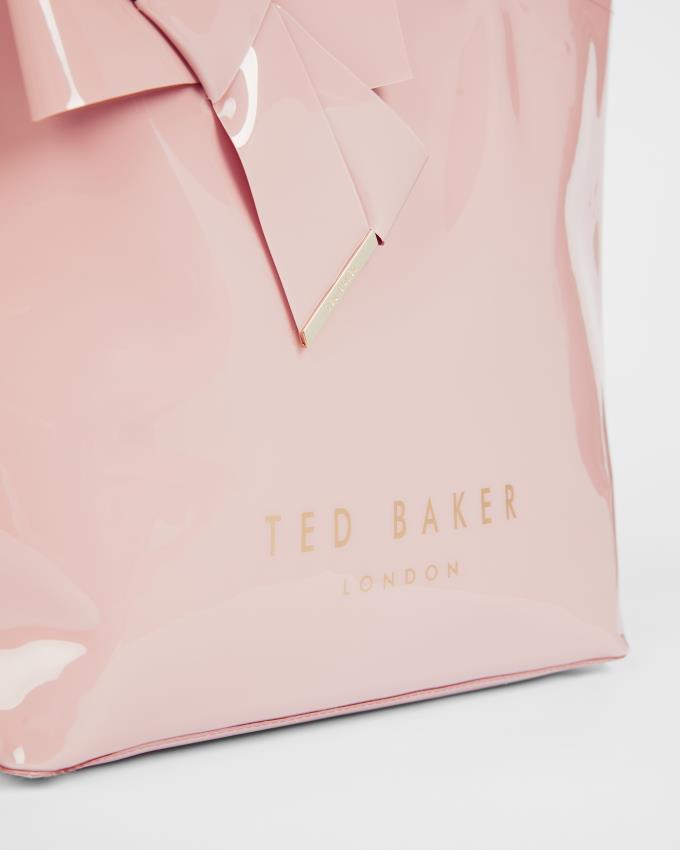 Torebka Damskie Ted Baker Knot Bow Large Icon Różowe Polska | PL-GSHOI8106