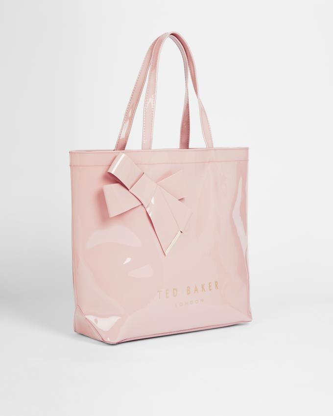 Torebka Damskie Ted Baker Knot Bow Large Icon Różowe Polska | PL-GSHOI8106