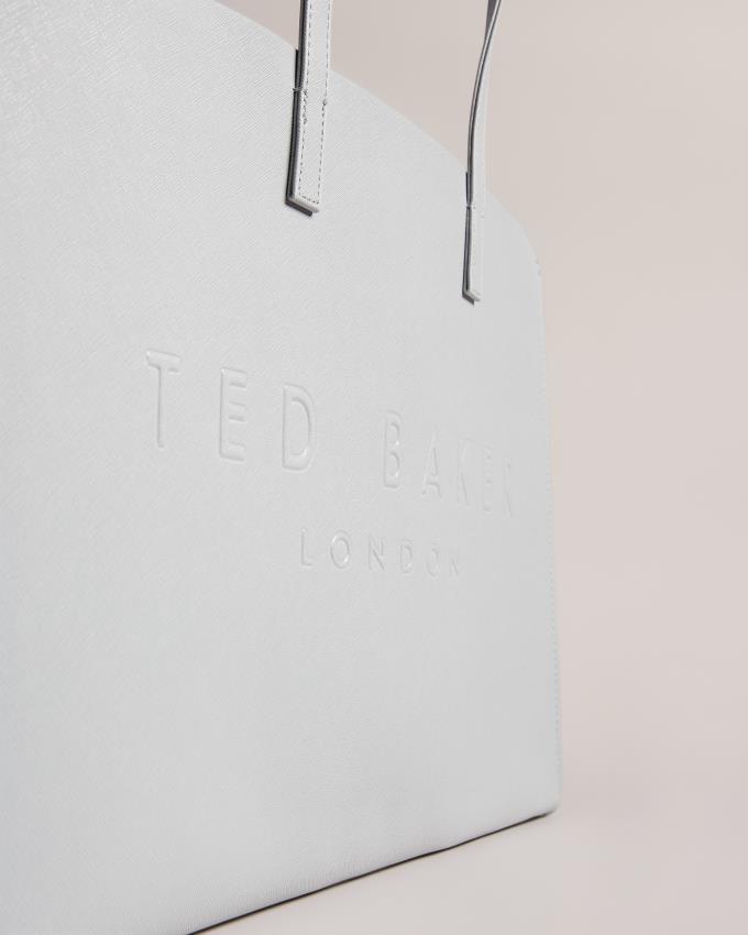 Torebka Damskie Ted Baker Large Crosshatch Icon Głęboka Szare Polska | PL-NQZMU4150