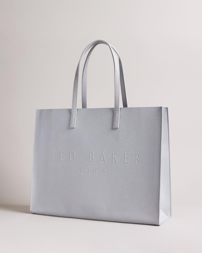 Torebka Damskie Ted Baker Large Crosshatch Icon Głęboka Szare Polska | PL-NQZMU4150