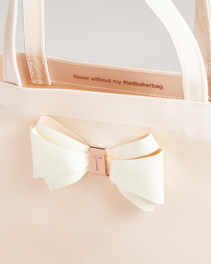 Torebka Damskie Ted Baker Plain Bow Large Icon Głęboka Różowe Polska | PL-JCHUY0134