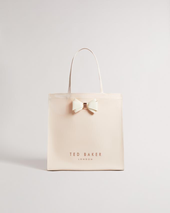 Torebka Damskie Ted Baker Plain Bow Large Icon Głęboka Różowe Polska | PL-UMZYB1839