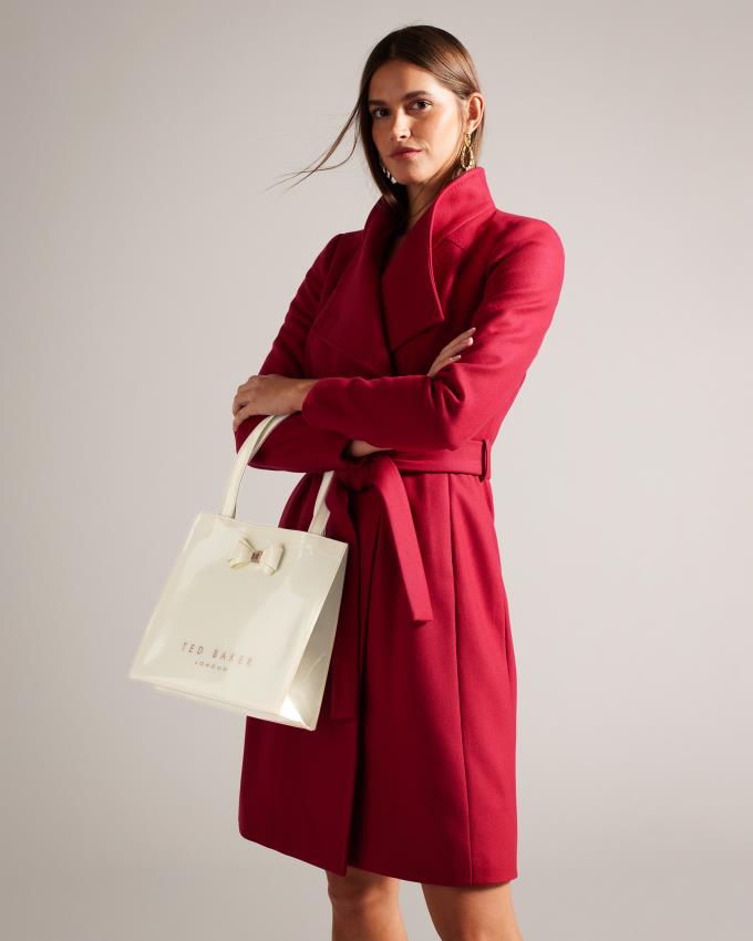 Torebka Damskie Ted Baker Plain Bow Small Icon Białe Polska | PL-FLHMZ1749