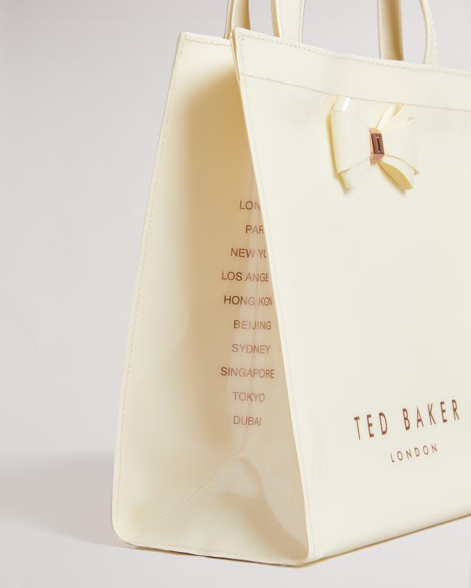 Torebka Damskie Ted Baker Plain Bow Small Icon Białe Polska | PL-FLHMZ1749