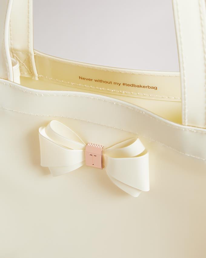 Torebka Damskie Ted Baker Plain Bow Small Icon Białe Polska | PL-FLHMZ1749
