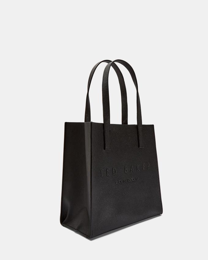 Torebka Damskie Ted Baker Small Crosshatch Icon Czarne Polska | PL-ONLXS1034