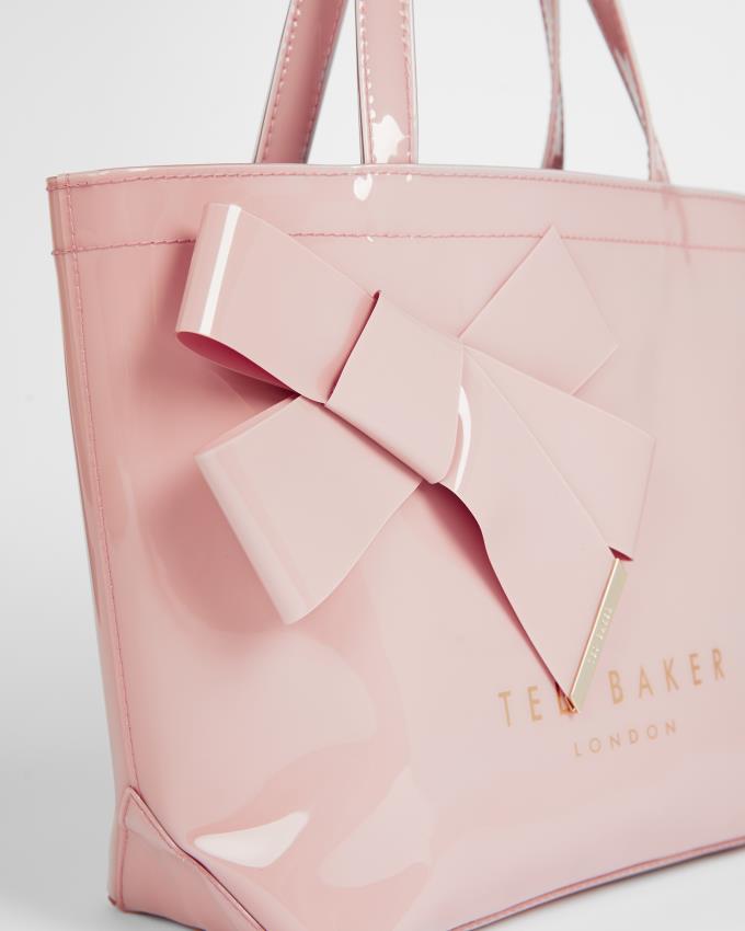 Torebka Damskie Ted Baker Small Icon With Knot Bow Różowe Polska | PL-GLDJF0182