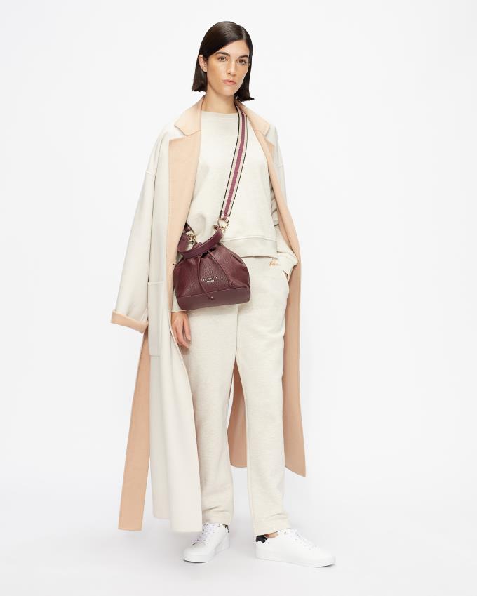 Trampki Damskie Ted Baker Tumbled Leather Białe Czarne Polska | PL-MICRD3290